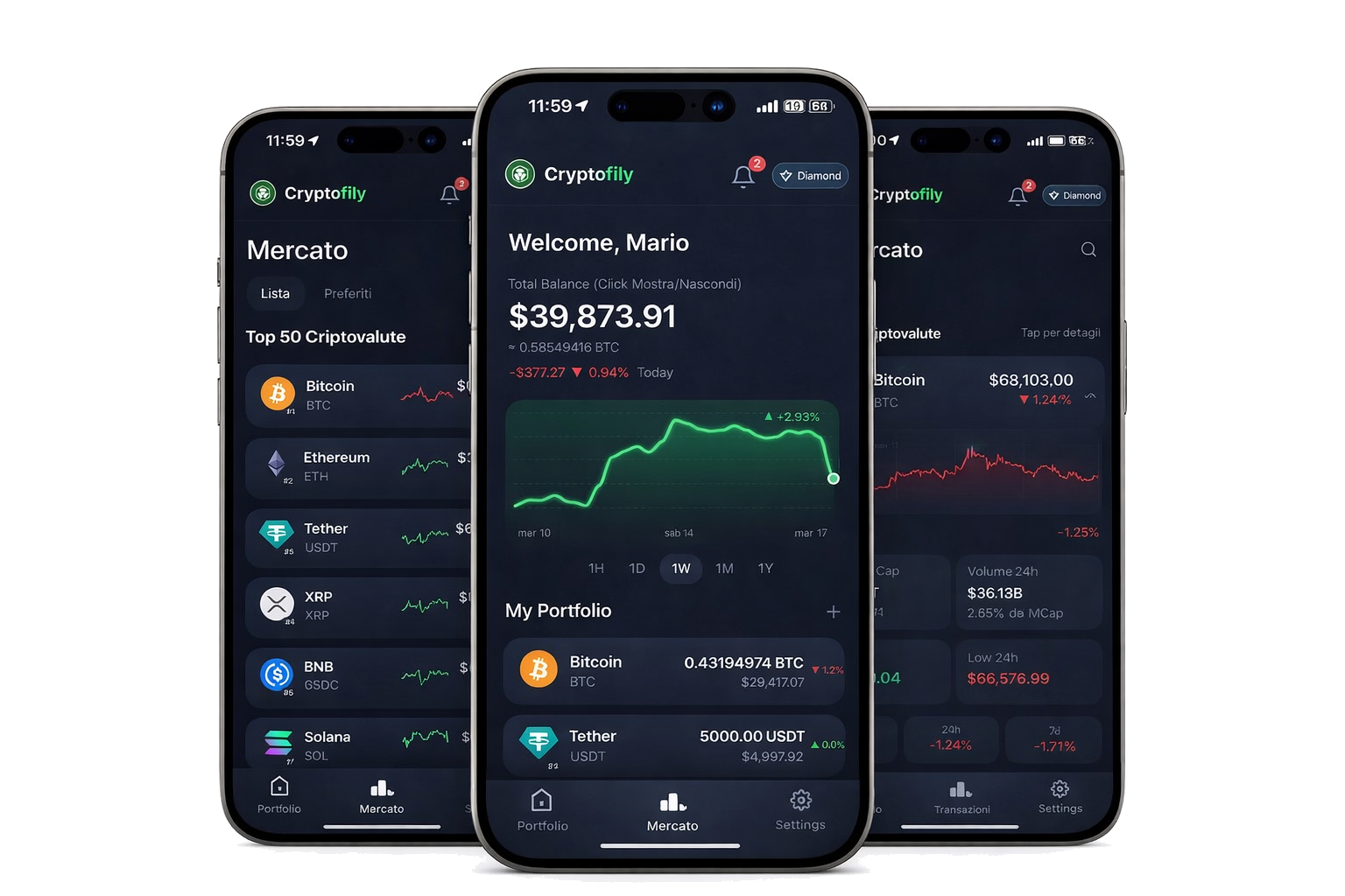 TradeRepu - App Mockup